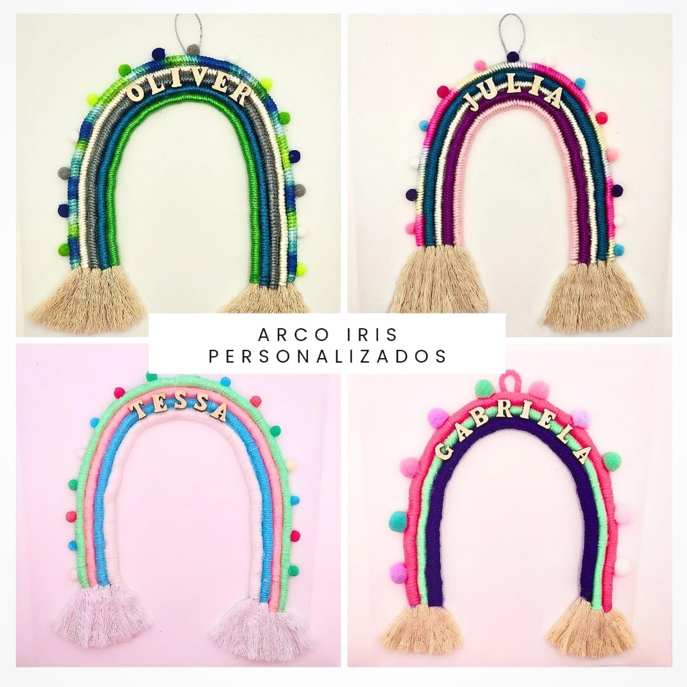 Arco iris macramé